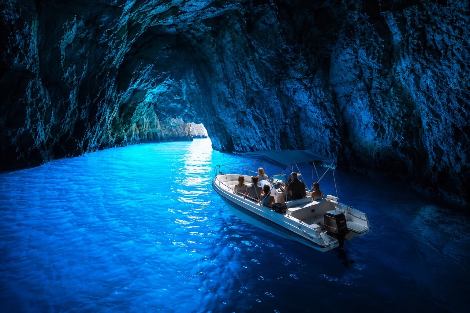 blue cave